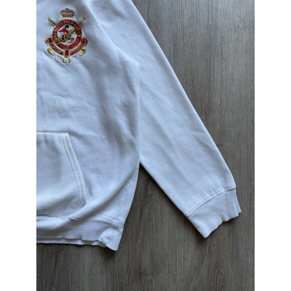Rare Vintage Polo Ralph Lauren Hunter Jumper 2 Long Sleeve Button Hoodie Sweater - Picture 8 of 16